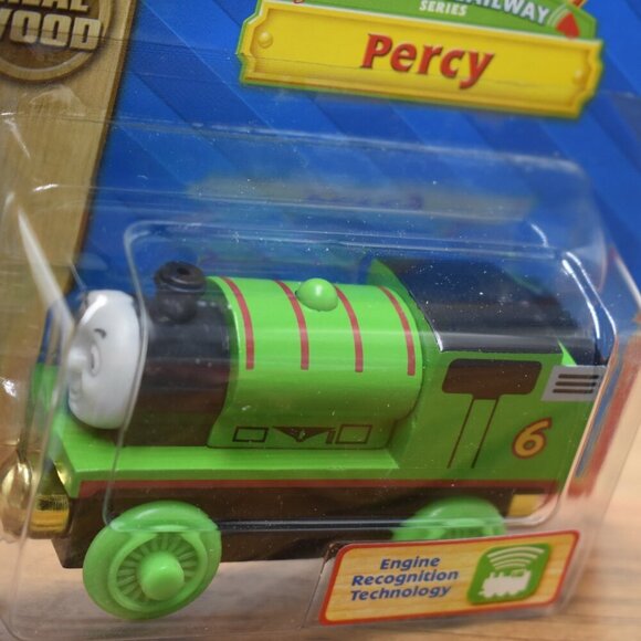 Talking Percy Engine Recognition Technology Thomas & Friends Wooden Railway New - Picture 6 of 11